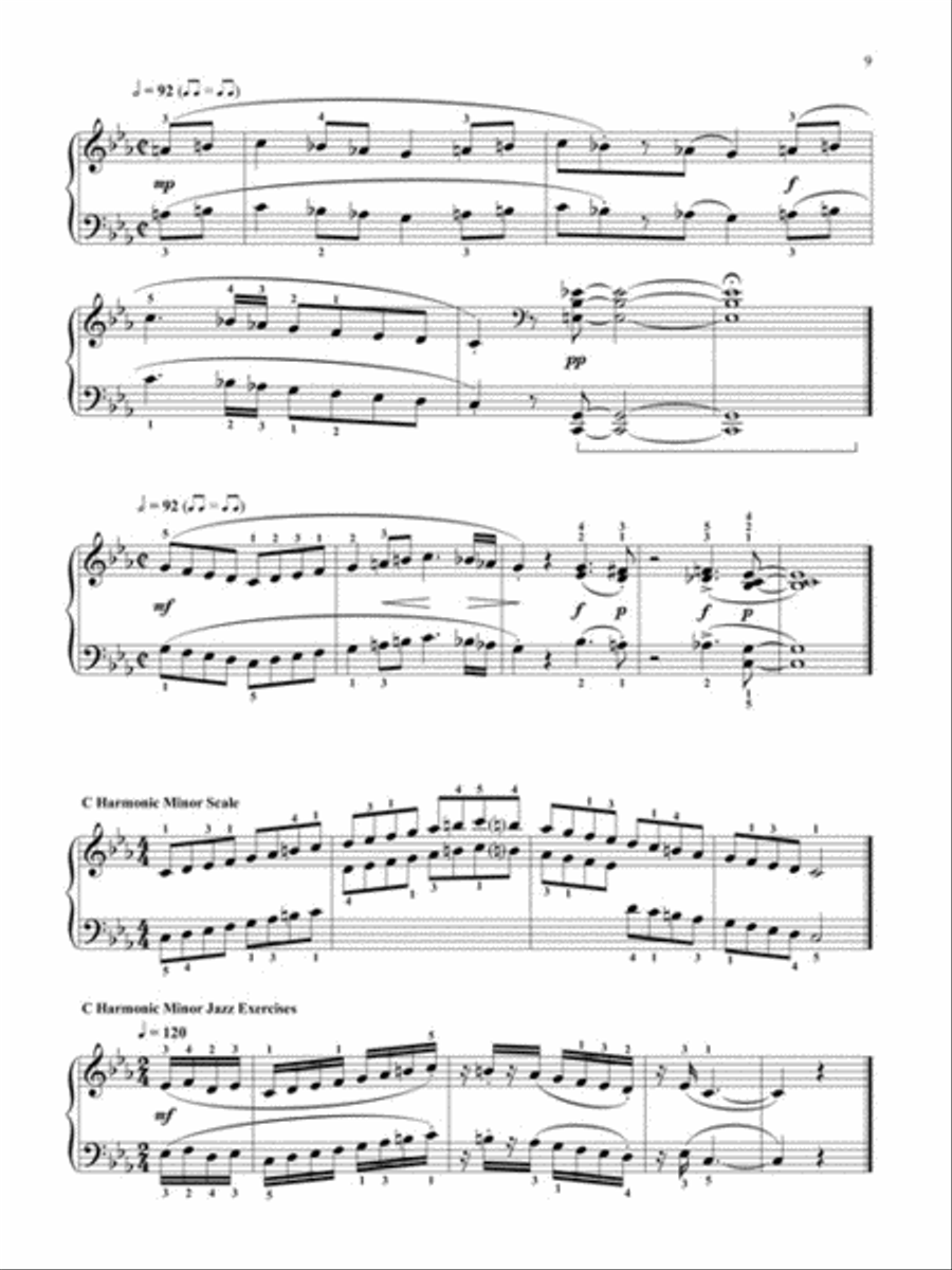 Jazz Piano Scales and Exercises Piano Method scores gallery preview page 6