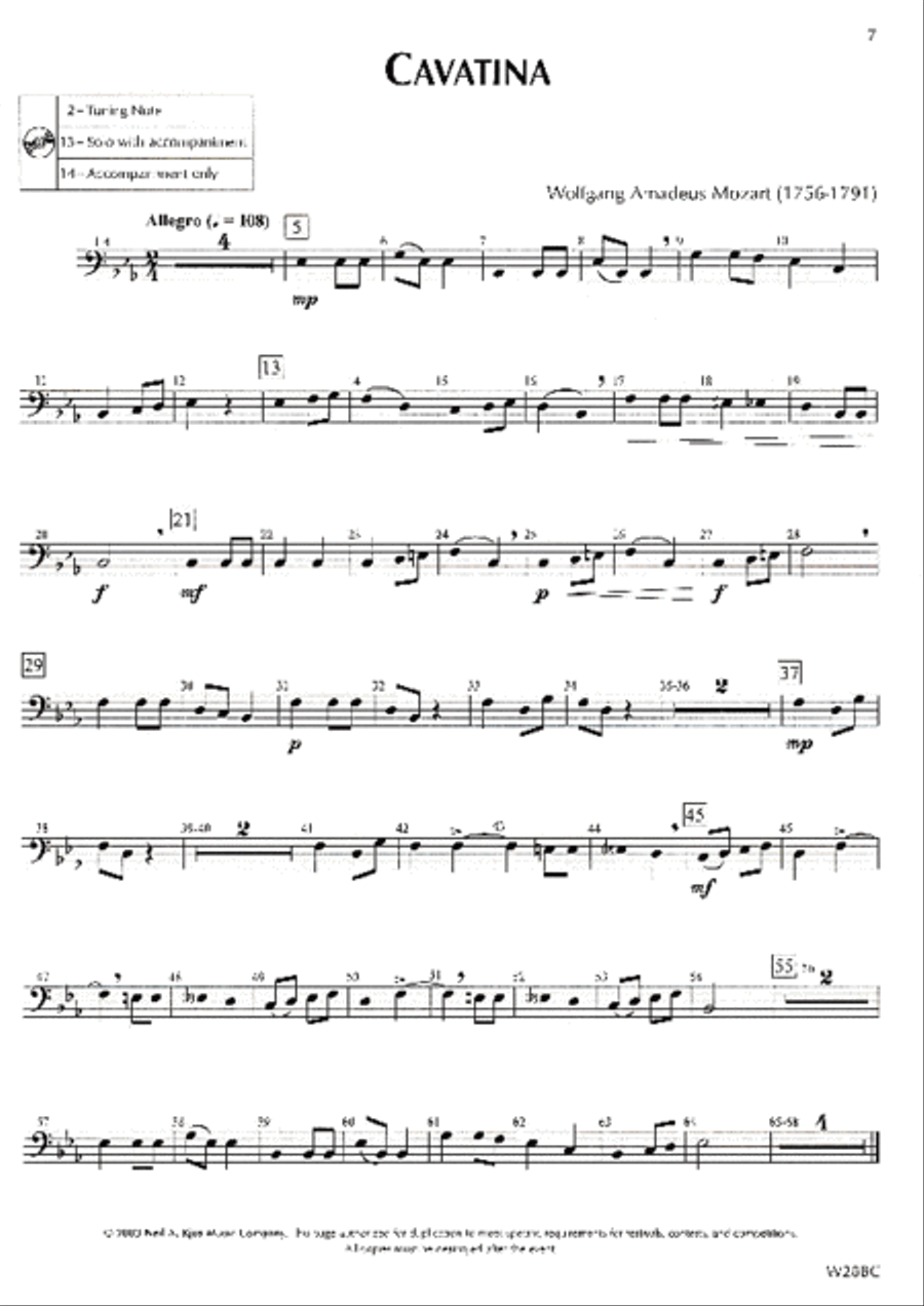 Standard of Excellence: Festival Solos - Baritone B.C. Concert Band Methods scores gallery preview page 2