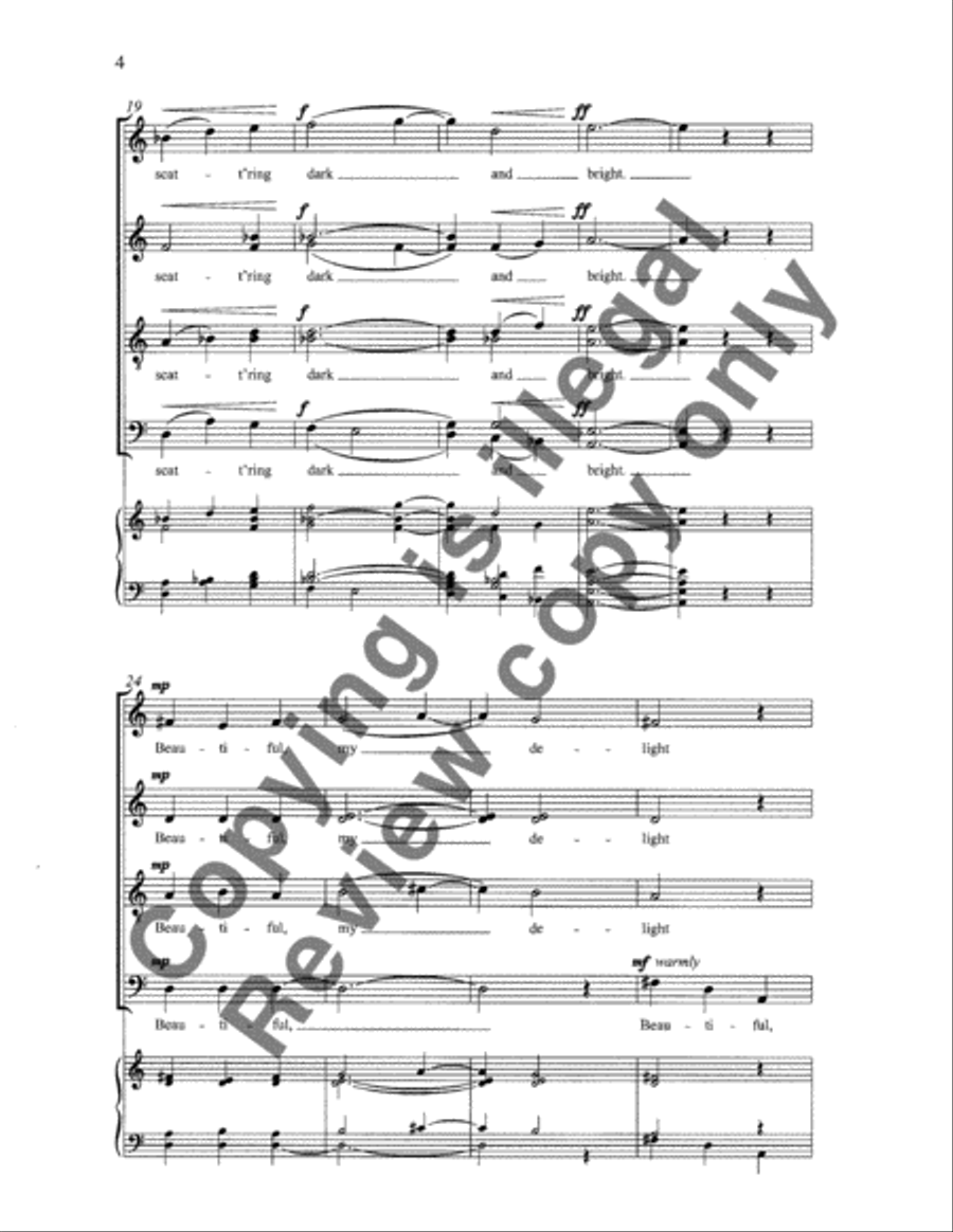 The Blue Estuaries: 3. To Be Sung on the Water Divisi scores gallery preview page 4