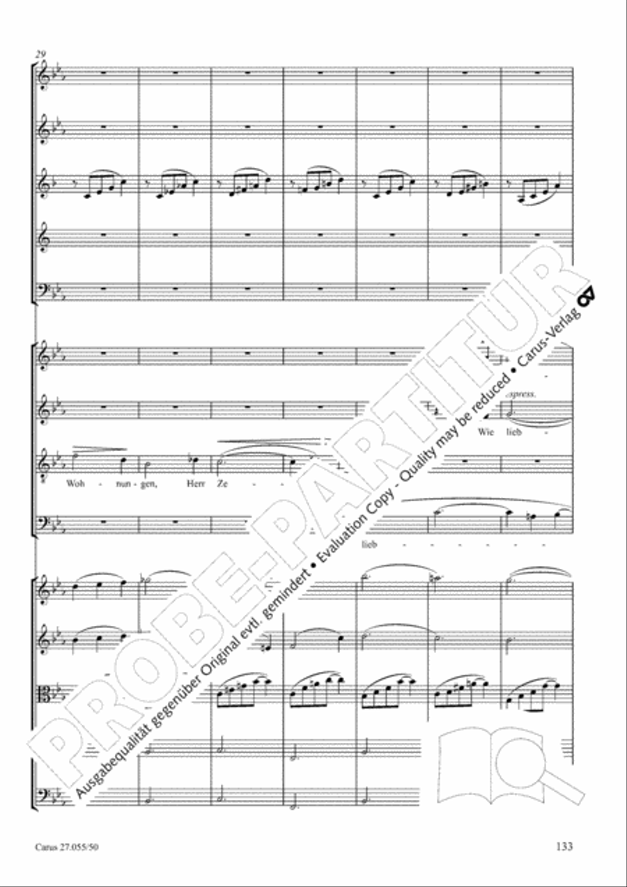 Ein Deutsches Requiem (German Requiem) 4-Part scores gallery preview page 140