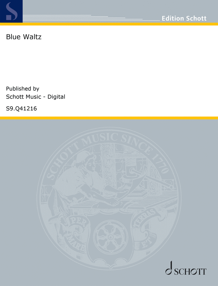 Blue Waltz Blue Waltz Piano Accompaniment scores gallery preview page 1