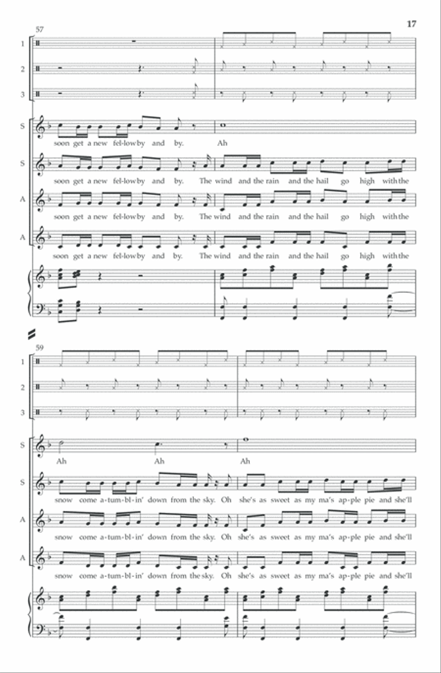 I'll Tell My Ma (SSAA) SSAA scores gallery preview page 18
