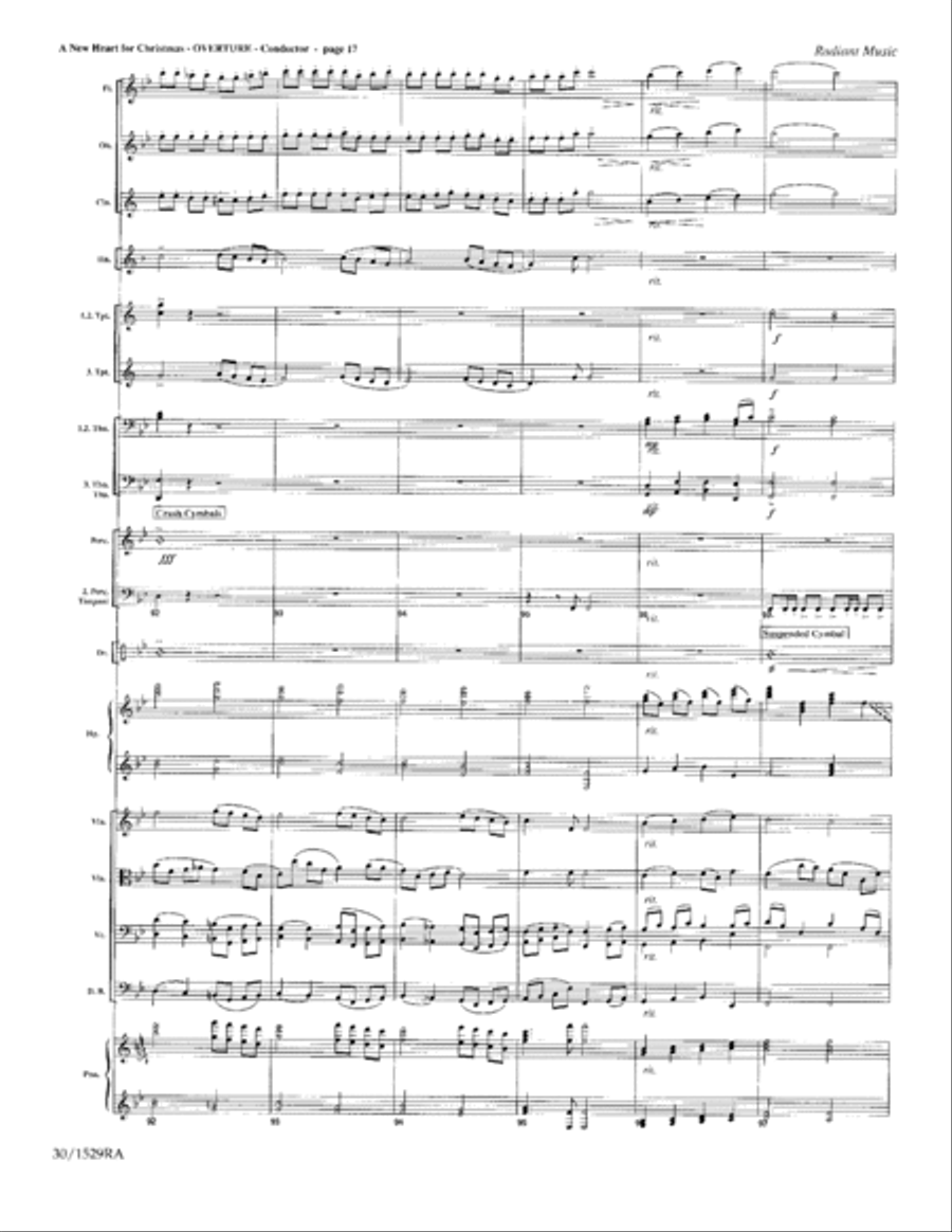 A New Heart for Christmas - Orchestration Choir scores gallery preview page 18