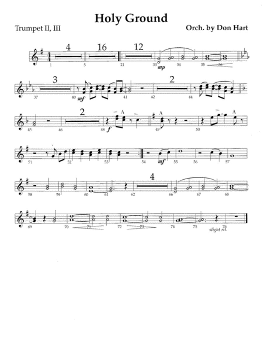 Holy Ground Holy Ground Choir scores gallery preview page 18