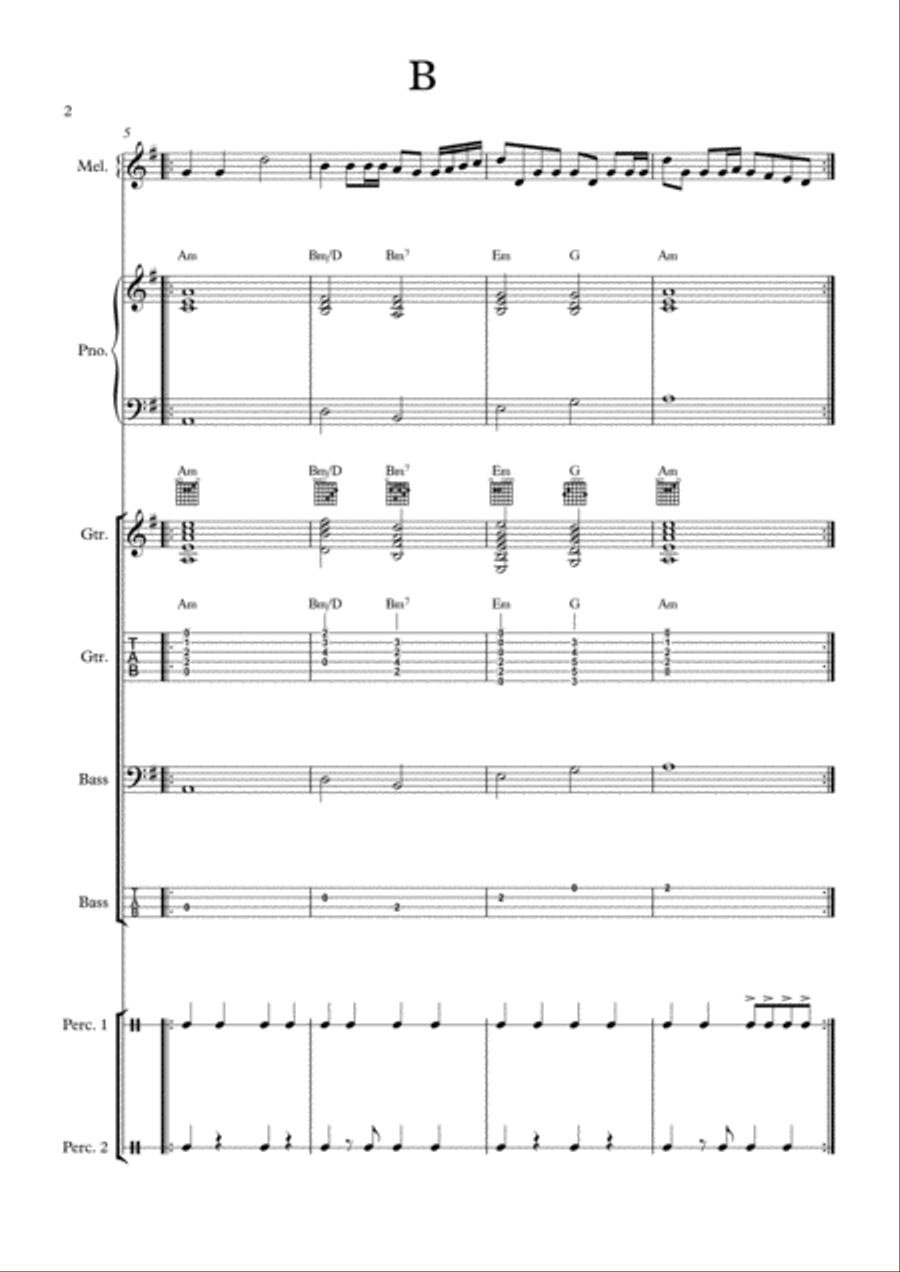 Scary Monsters And Nice Sprites Orff Instrument scores gallery preview page 2