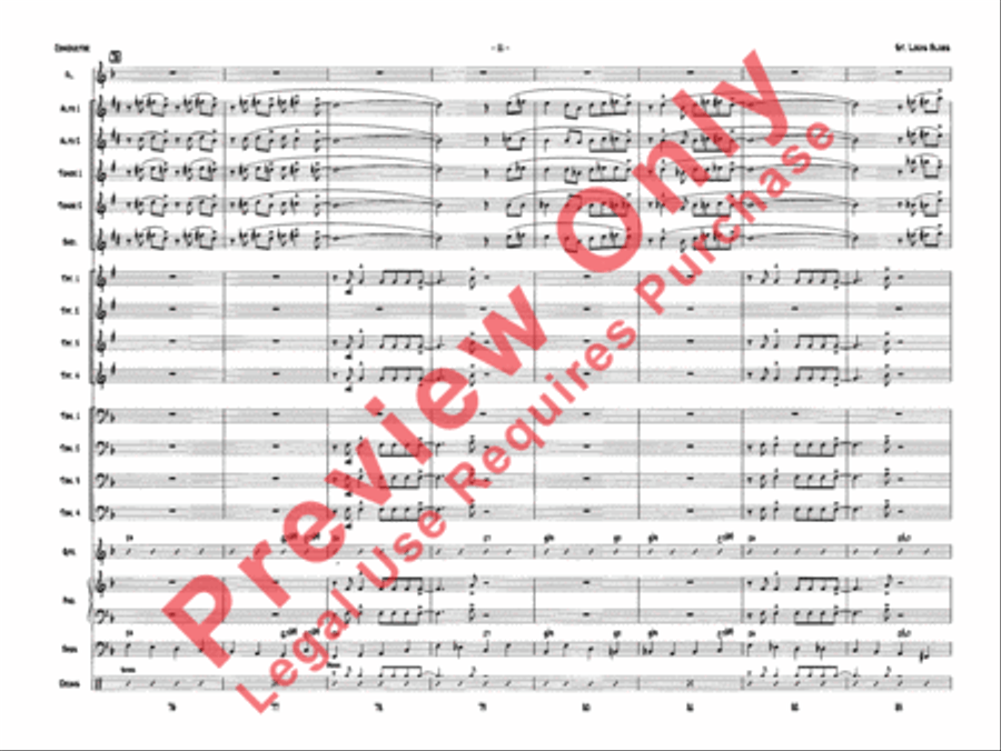St. Louis Blues Jazz Ensemble scores gallery preview page 14
