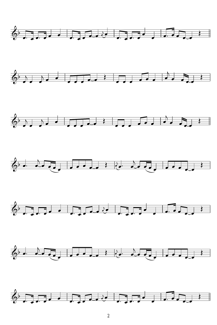 Natural Blues Natural Blues Clarinet Solo scores gallery preview page 2