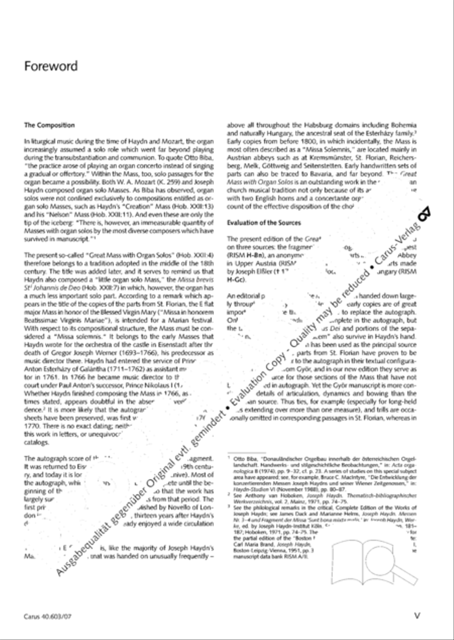 Grosse Orgelsolomesse in Es 4-Part scores gallery preview page 6