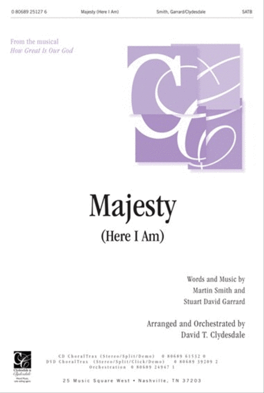 Majesty (Here I Am) - Anthem 4-Part scores gallery preview page 1