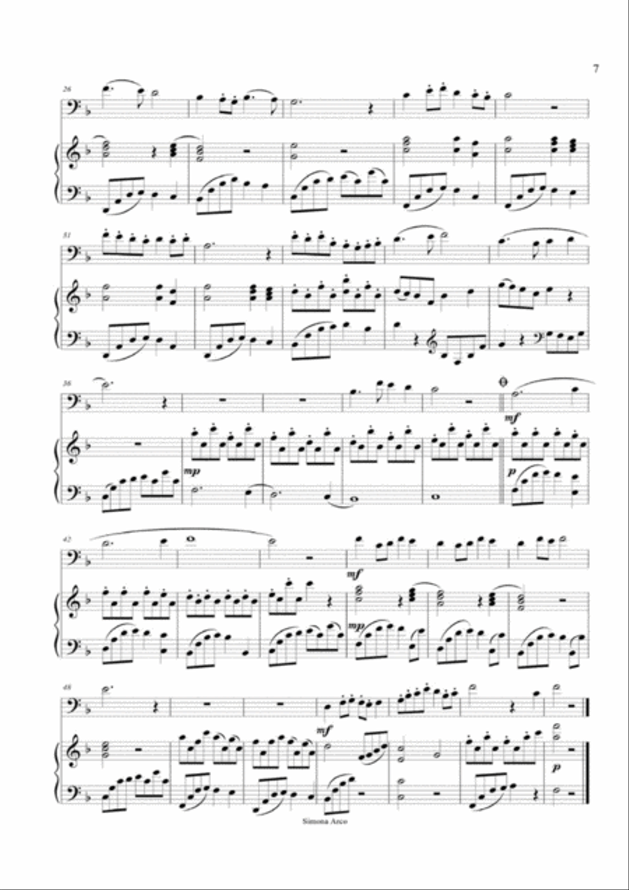 Joyful Stars Fagotto and Pianoforte Bassoon scores gallery preview page 3