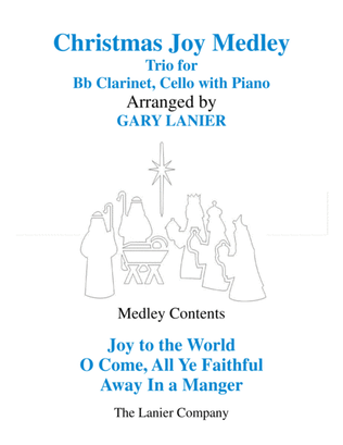 Book cover for CHRISTMAS JOY MEDLEY (Trio - Bb Clarinet & Cello with Piano)