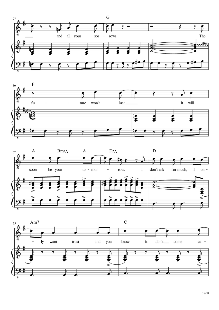 It Don't Come Easy Voice scores gallery preview page 4