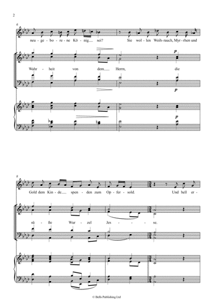 Die Konige (Solo, choir and organ) (A-flat Major)