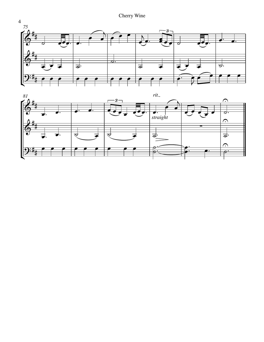Cherry Wine String Trio scores gallery preview page 5