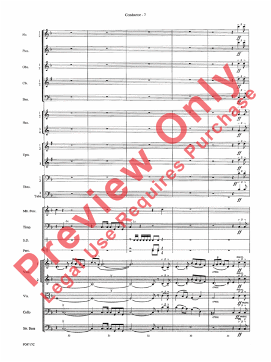 Star Wars (Main Theme) Star Wars (Main Theme) Full Orchestra scores gallery preview page 9