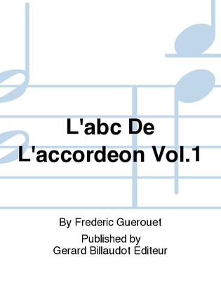 Book cover for L'Abc De L'Accordeon Vol. 1