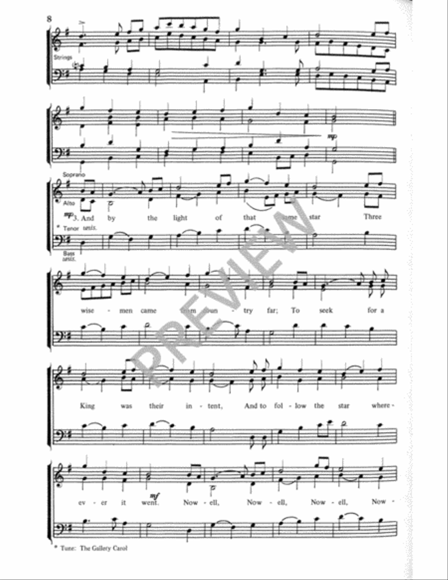 The First Nowell The First Nowell 4-Part scores gallery preview page 8