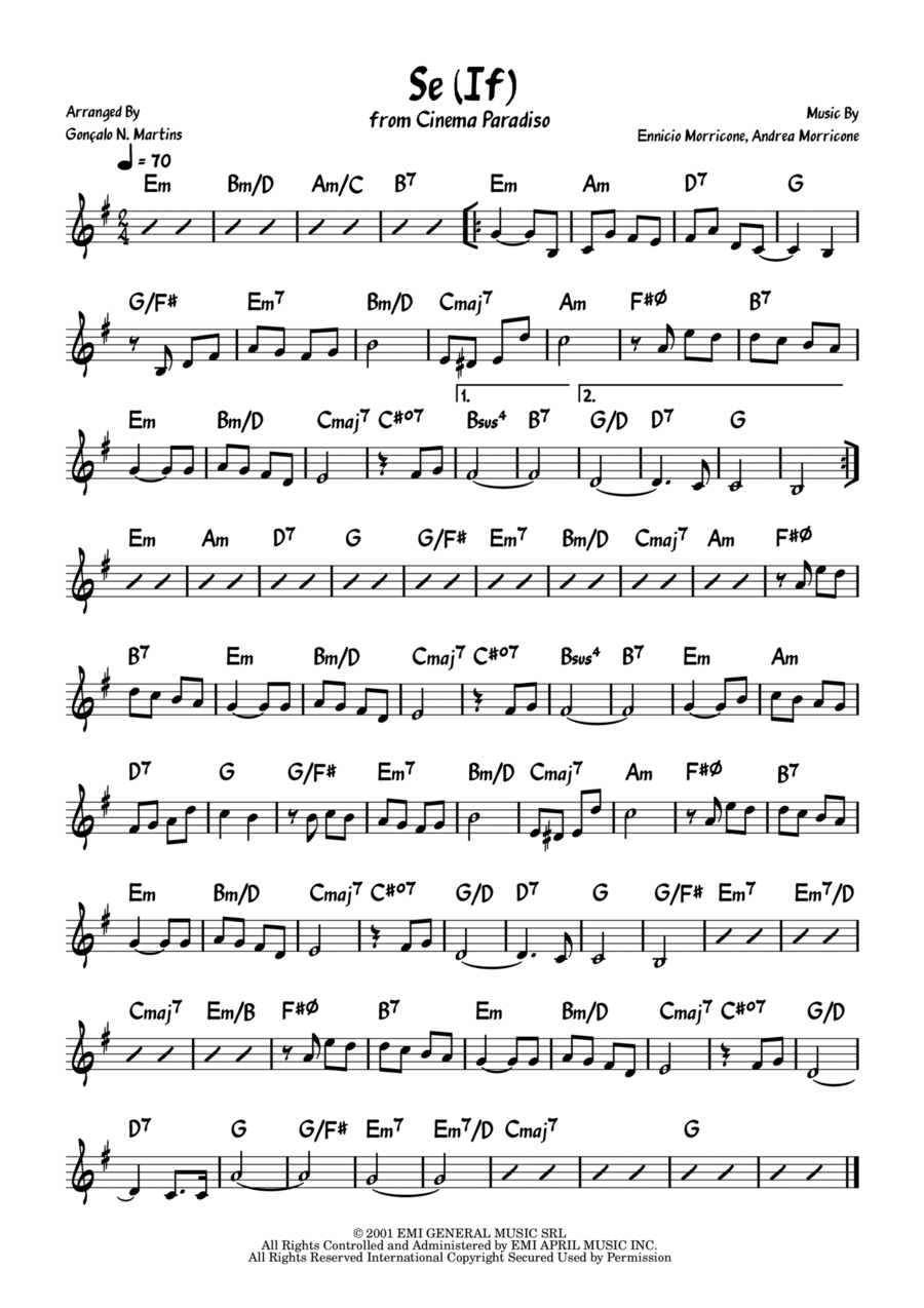 Se Piano scores gallery preview page 1