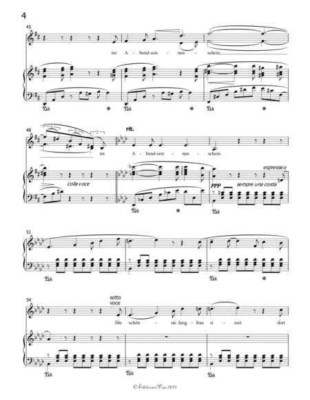 Die Lorelei,by Liszt,in F Major image number null