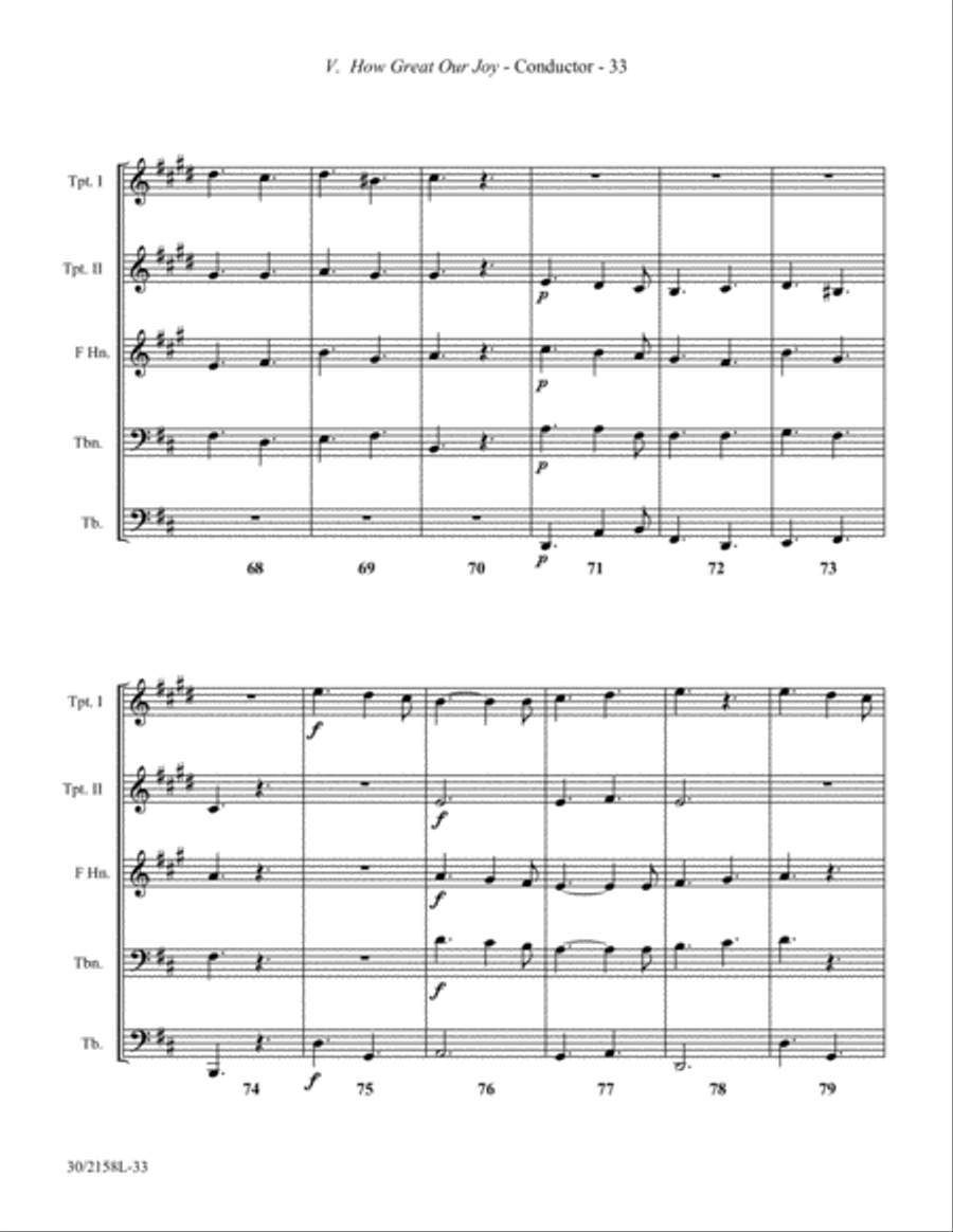 Christmas Suite for Brass Quintet Brass Quintet scores gallery preview page 30