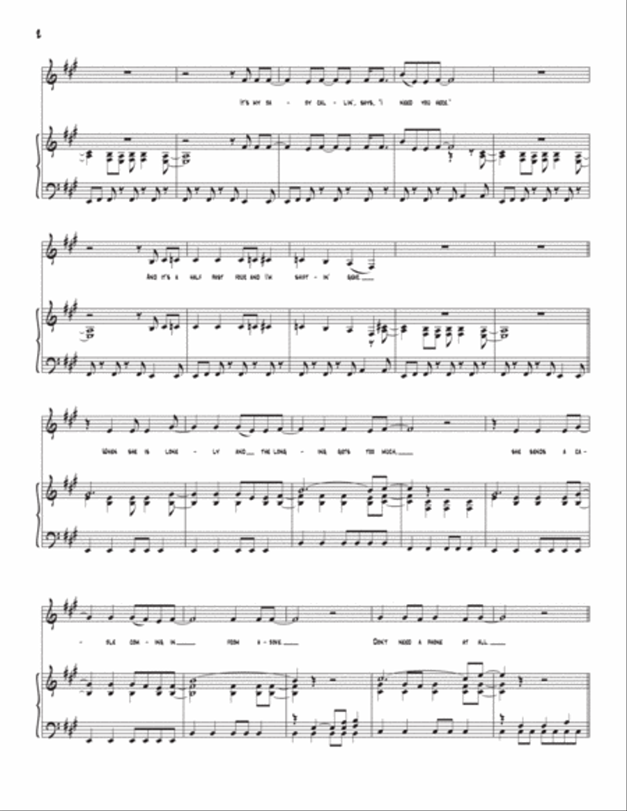 Radar Love Voice scores gallery preview page 2