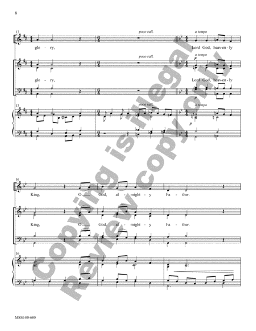 Mass of Saints Peter and Paul 4-Part scores gallery preview page 7