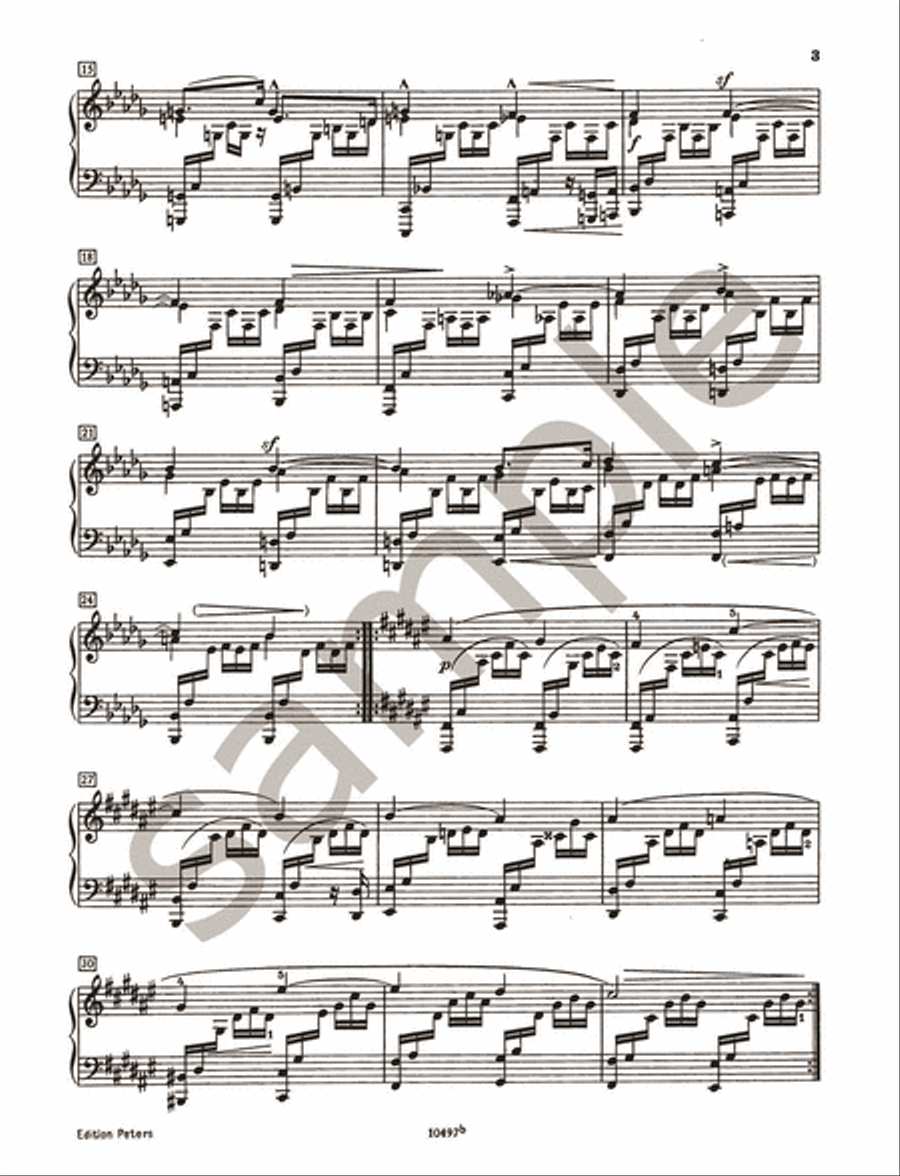3 Romances Op. 28 Piano scores gallery preview page 3