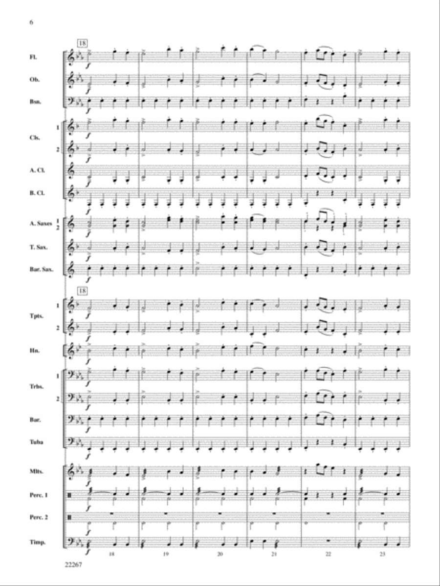 Kinder Symphony: Score Concert Band scores gallery preview page 6