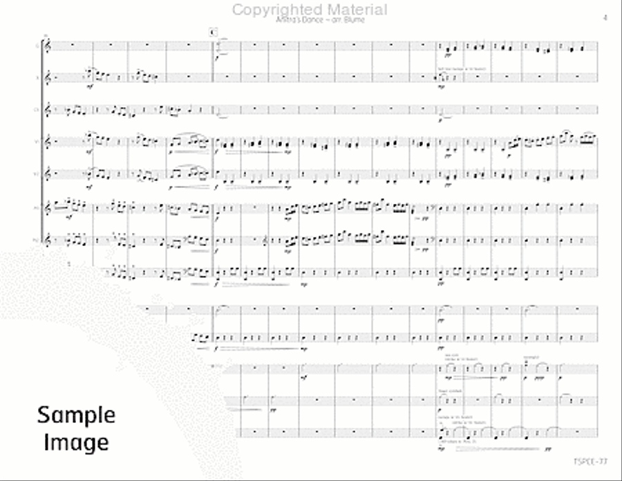 Anitra's Dance Percussion Ensemble scores gallery preview page 8