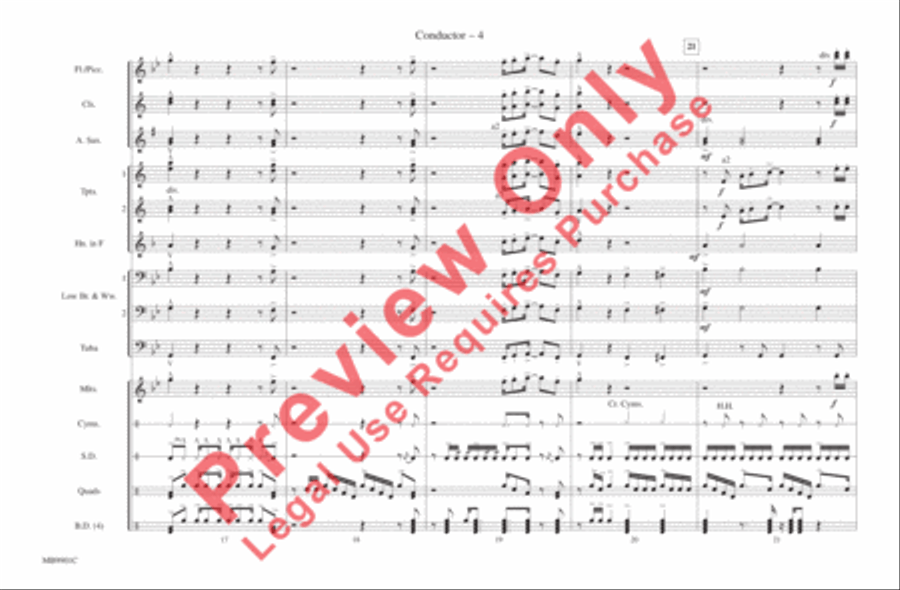 Conga Conga Marching Band scores gallery preview page 5