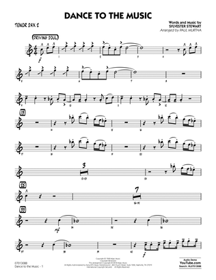 Dance to the Music - Baritone Sax