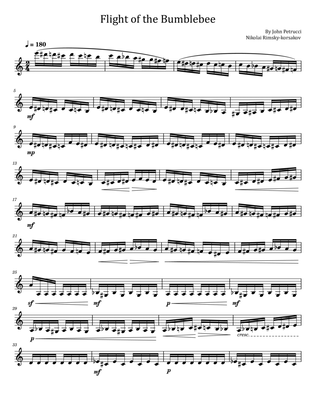Flight of the Bumblebee - For Violin Solo