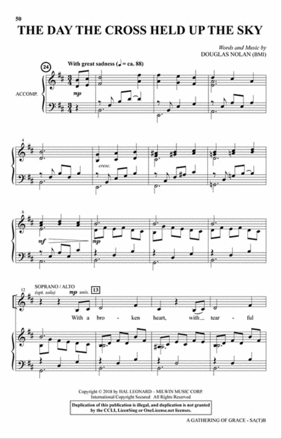 A Gathering of Grace Choir scores gallery preview page 7
