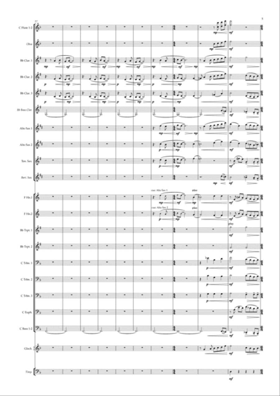 Malena Concert Band scores gallery preview page 5