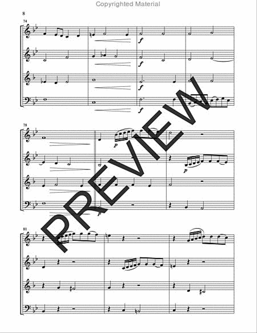Canzon Cornetto Cornet scores gallery preview page 8