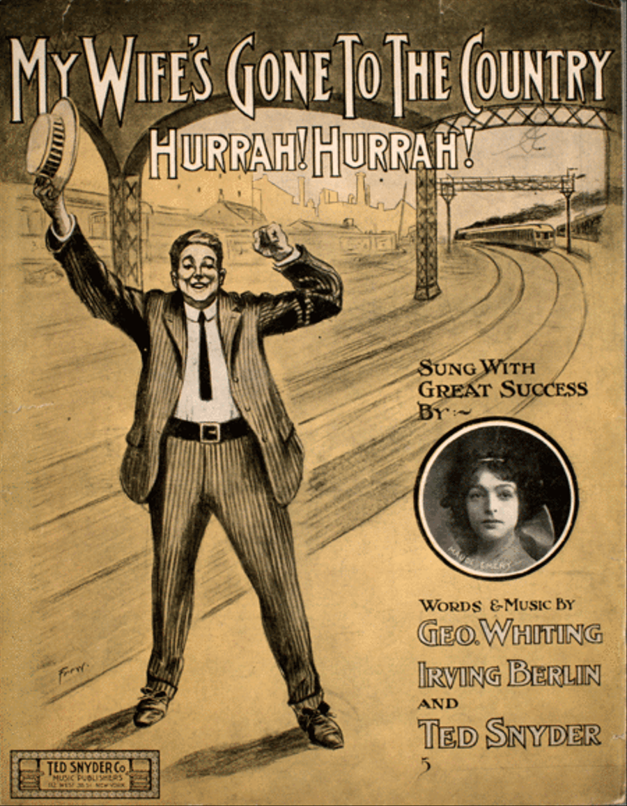 My Wife's Gone To The Country. Hurrah! Hurrah Voice scores gallery preview page 1