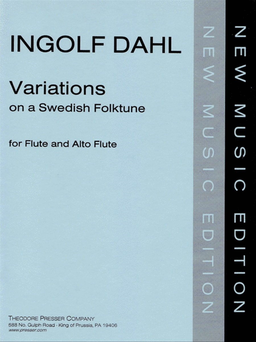 Variations on A Swedish Folktune Chamber Music scores gallery preview page 1