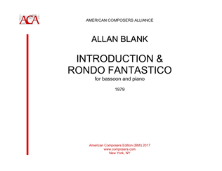 [Blank] Introduction and Rondo Fantastico