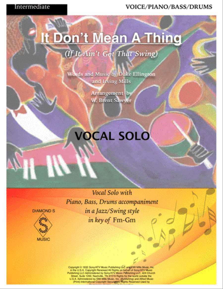 It Don't Mean A Thing (If It Ain't Got That Swing) Small Ensemble scores gallery preview page 1