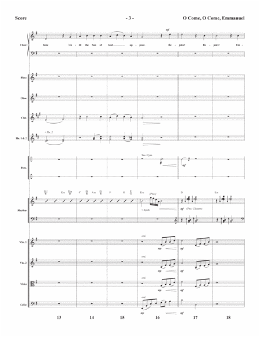 The Thrill of Hope (A New Service of Lessons and Carols) - Full Score Choir scores gallery preview page 3