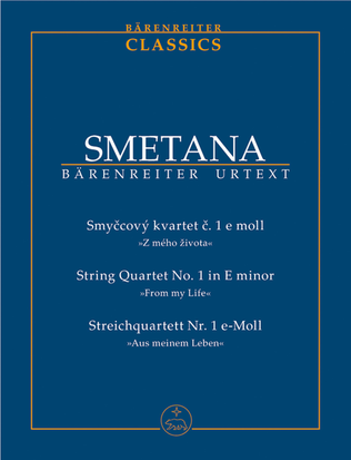 Book cover for String Quartet No. 1 e minor 'Aus meinem Leben'