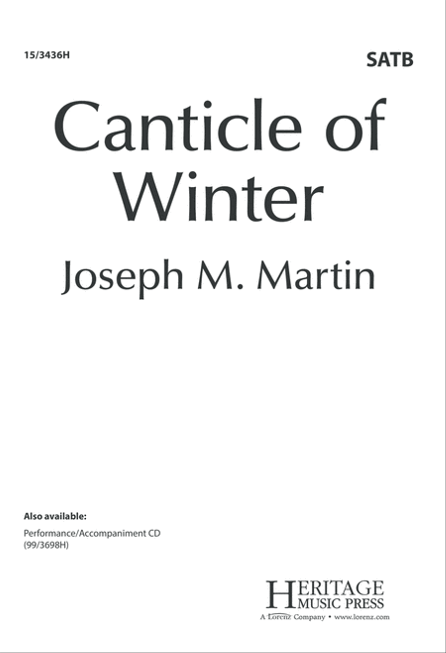 Canticle of Winter 4-Part scores gallery preview page 1
