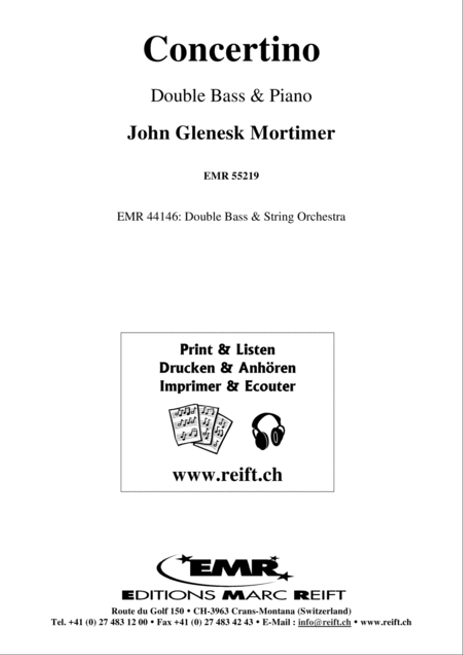 Concertino Double Bass scores gallery preview page 2