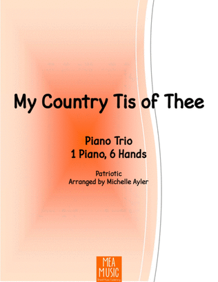 Book cover for My Country Tis of Thee (1 Piano, 6 Hands)