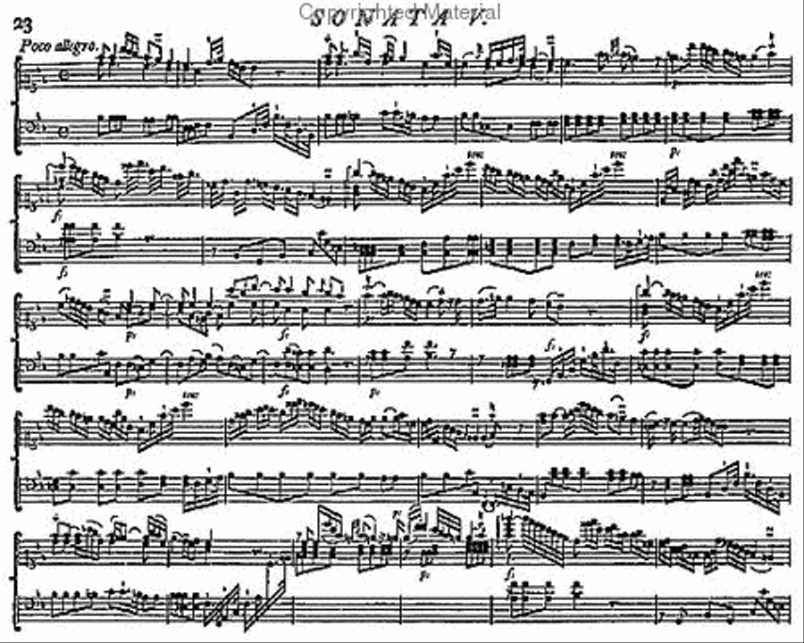 Sechs sonaten furs clavier mit veranderten Reprisen. Berlin, 1760 Harpsichord scores gallery preview page 3