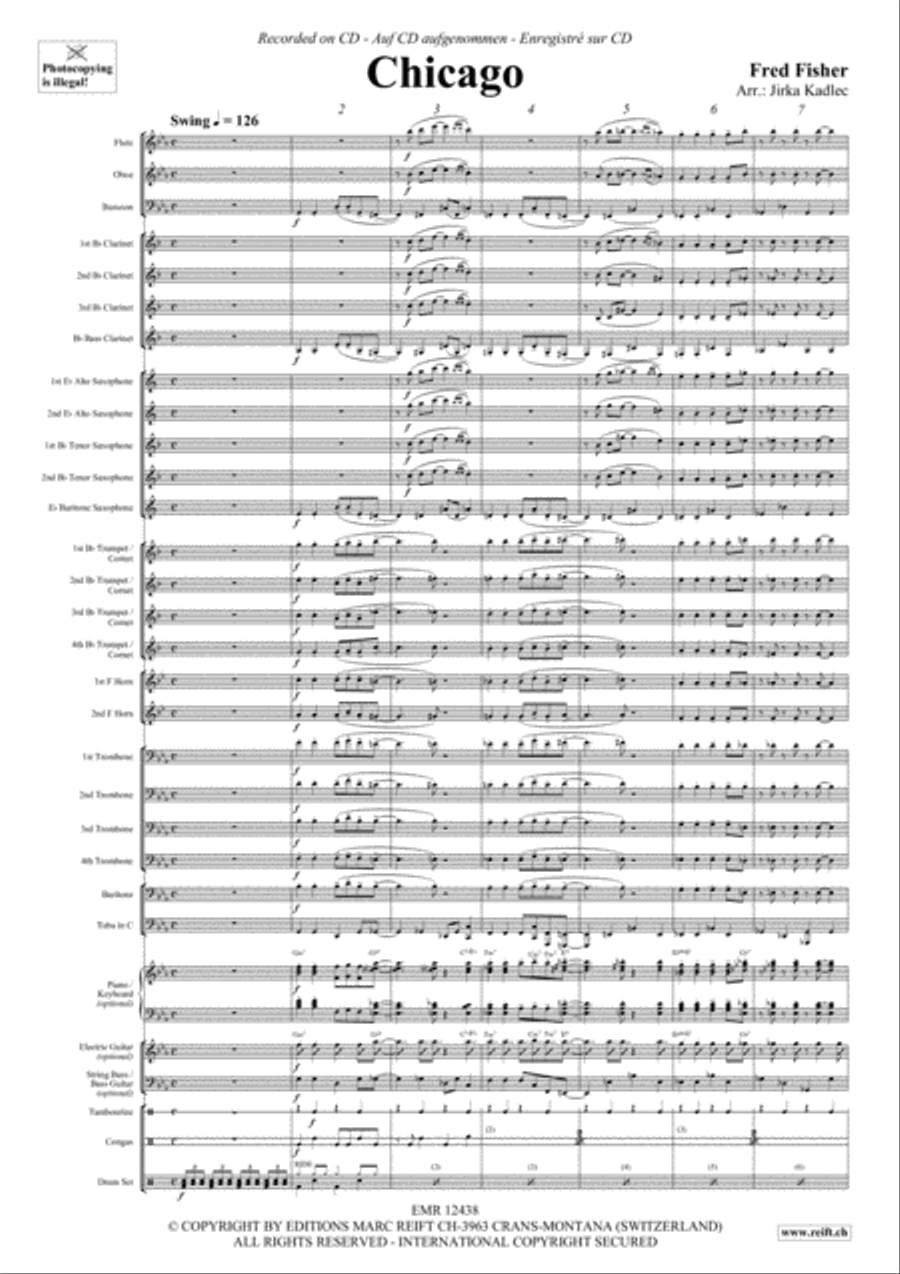 Chicago Concert Band scores gallery preview page 3