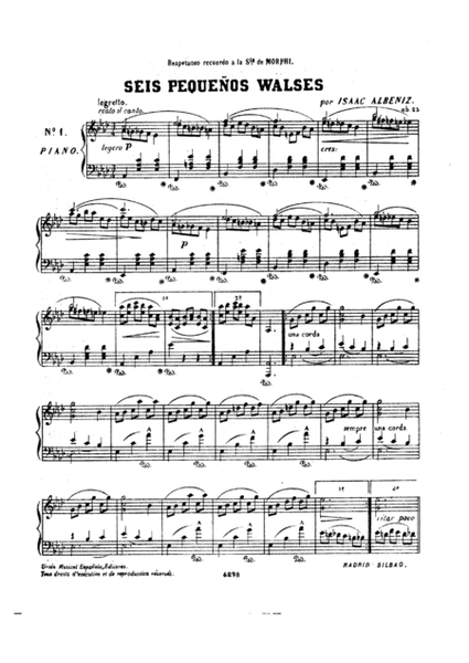 Albéniz 7 Estudios, Op.65