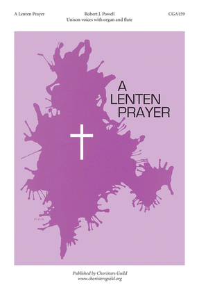 Book cover for A Lenten Prayer