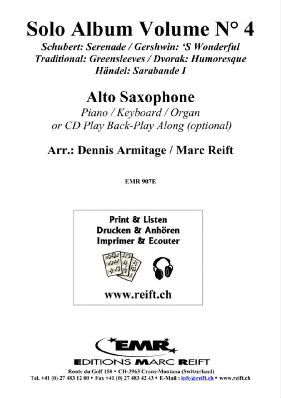 Solo Album Volume 04 Alto Saxophone scores gallery preview page 2