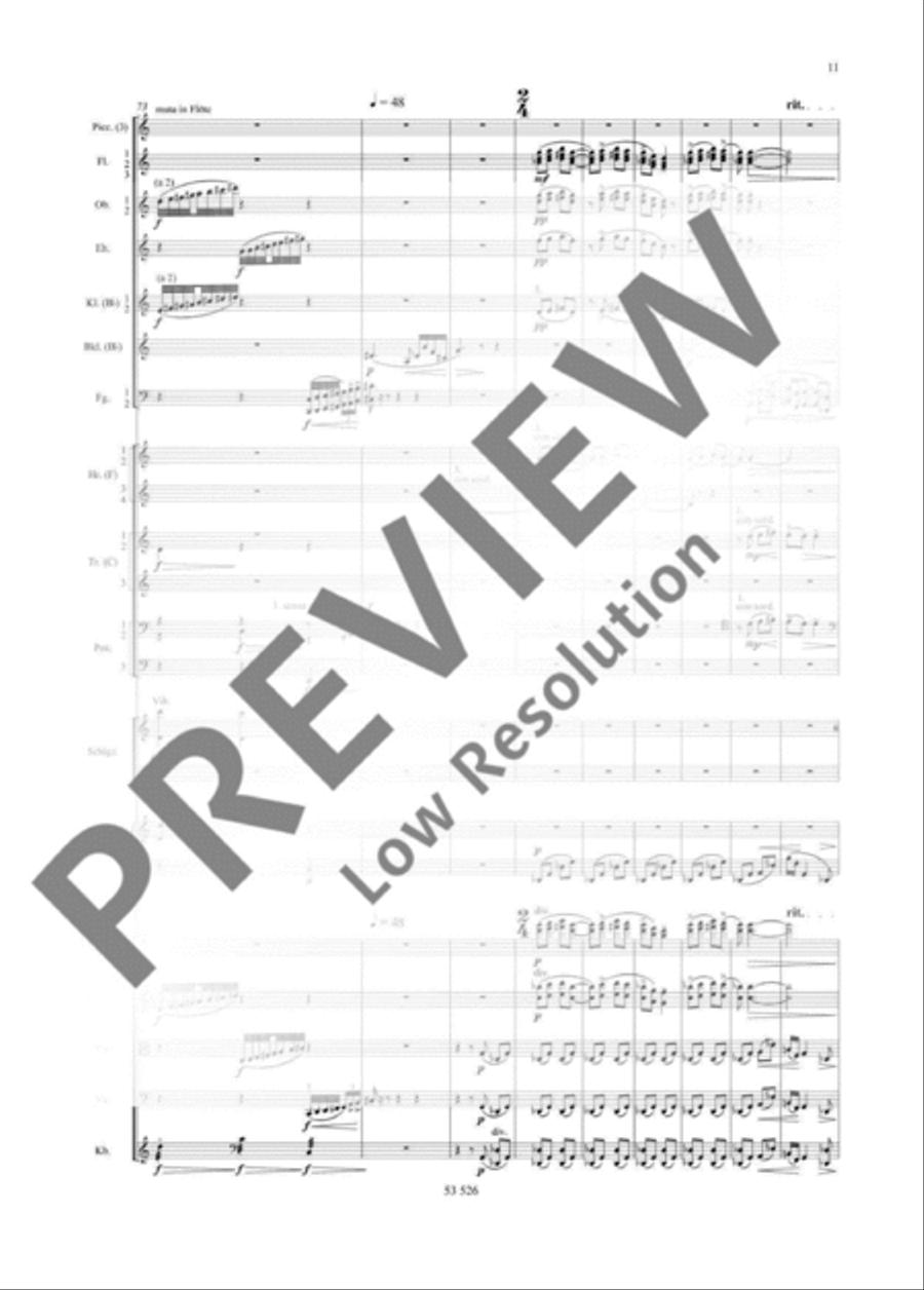 Fantasia gregoriana Orchestra scores gallery preview page 18